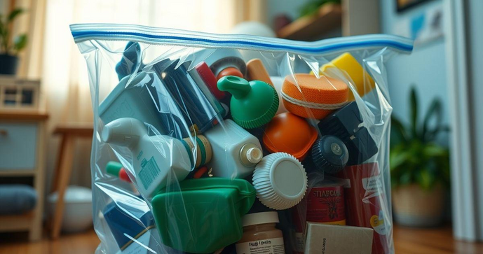 Saco Zip Grande: Praticidade e Organização