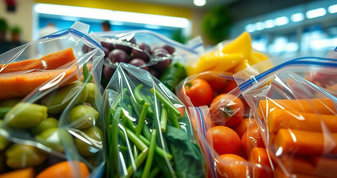 Embalagem ziplock é a solução ideal para conservar alimentos e organizar seu dia a dia