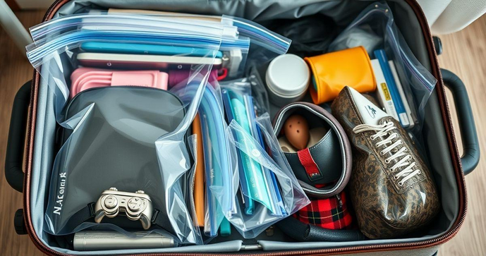 Saco Ziplock para Viagem é a Solução Prática para Organizar sua Mala