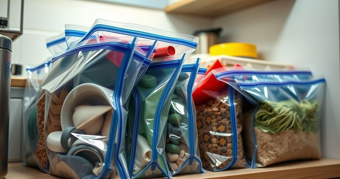 Saco plástico Zip Zap é a Solução Prática para Organização
